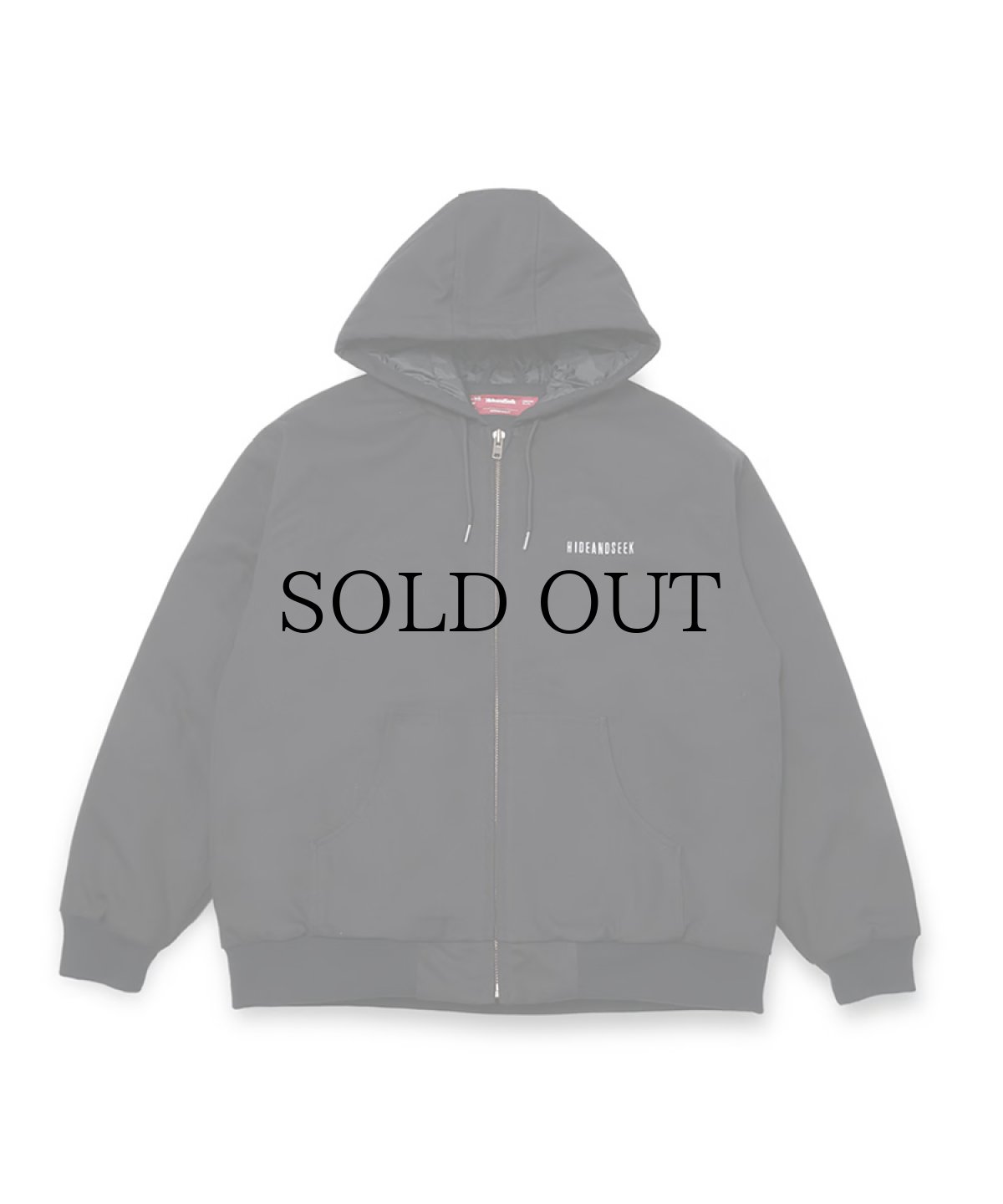 画像1: HIDEANDSEEK(ハイドアンドシーク) / Zip Hooded Work Jacket(24aw) (1)