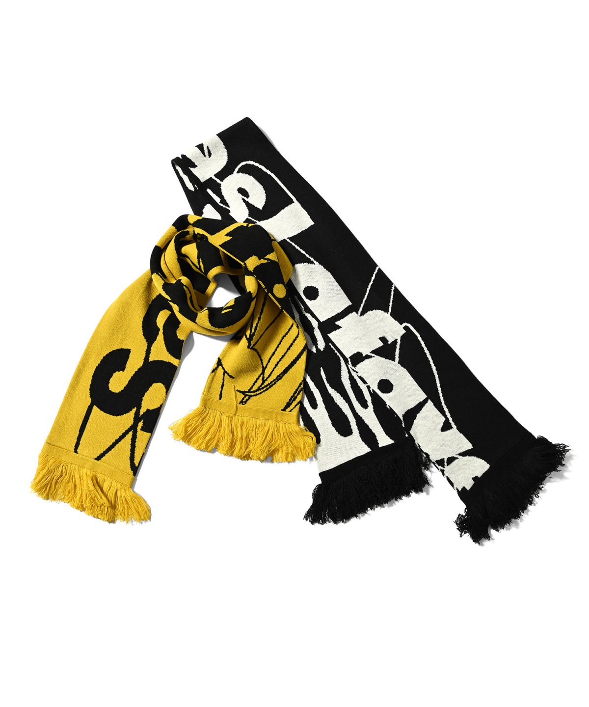 画像1: 【40%OFF】LFYT(ラファイエット) / LFYT x SauRas Being HOOLIGAN JACQUARD MUFFLER (1)