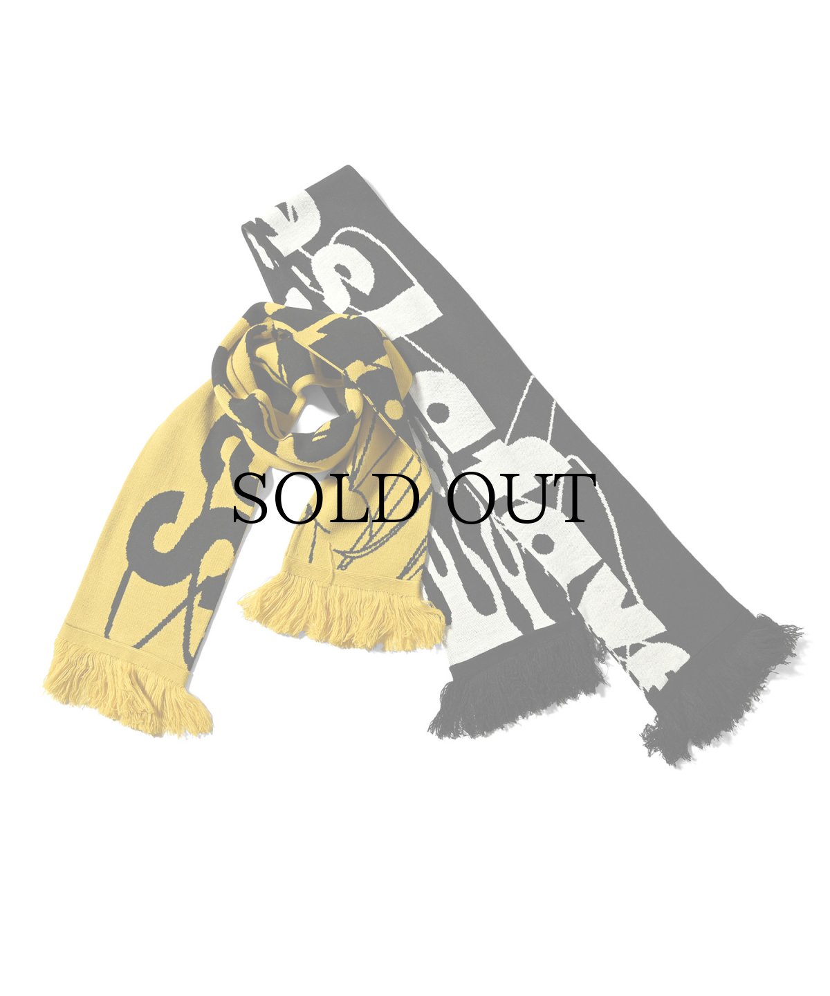 画像1: 【40%OFF】LFYT(ラファイエット) / LFYT x SauRas Being HOOLIGAN JACQUARD MUFFLER (1)