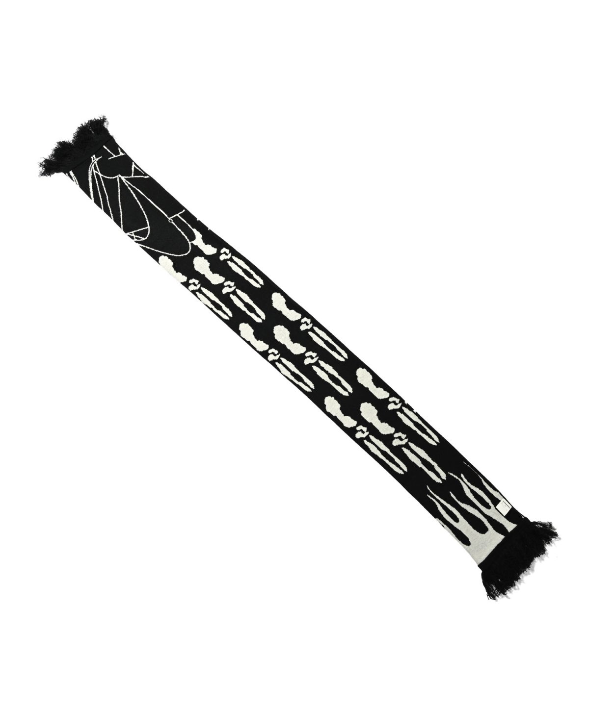 画像4: 【40%OFF】LFYT(ラファイエット) / LFYT x SauRas Being HOOLIGAN JACQUARD MUFFLER (4)