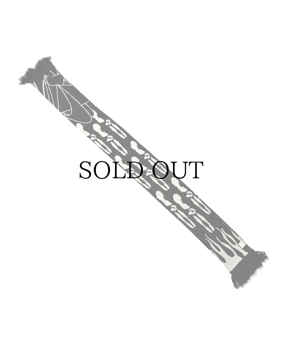 画像4: 【40%OFF】LFYT(ラファイエット) / LFYT x SauRas Being HOOLIGAN JACQUARD MUFFLER (4)