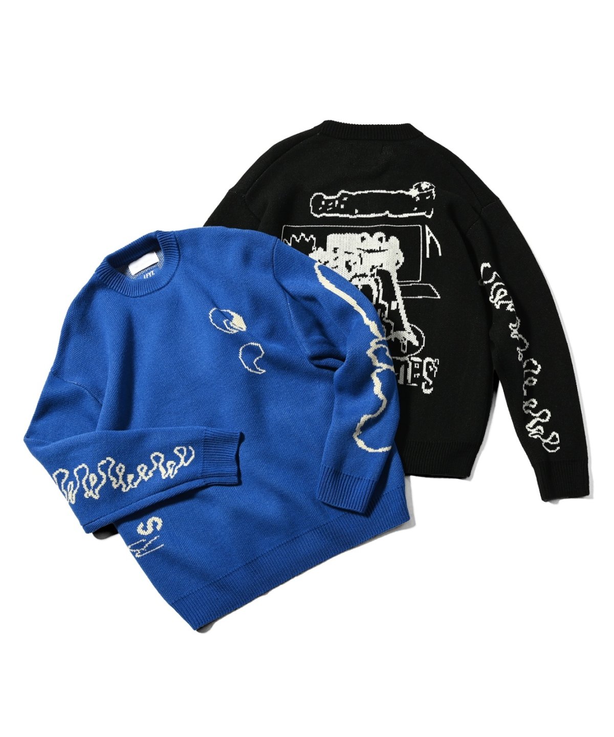 画像2: 【40%OFF】LFYT(ラファイエット) / LFYT x SauRas Being GRAPHIC SWEATER (2)
