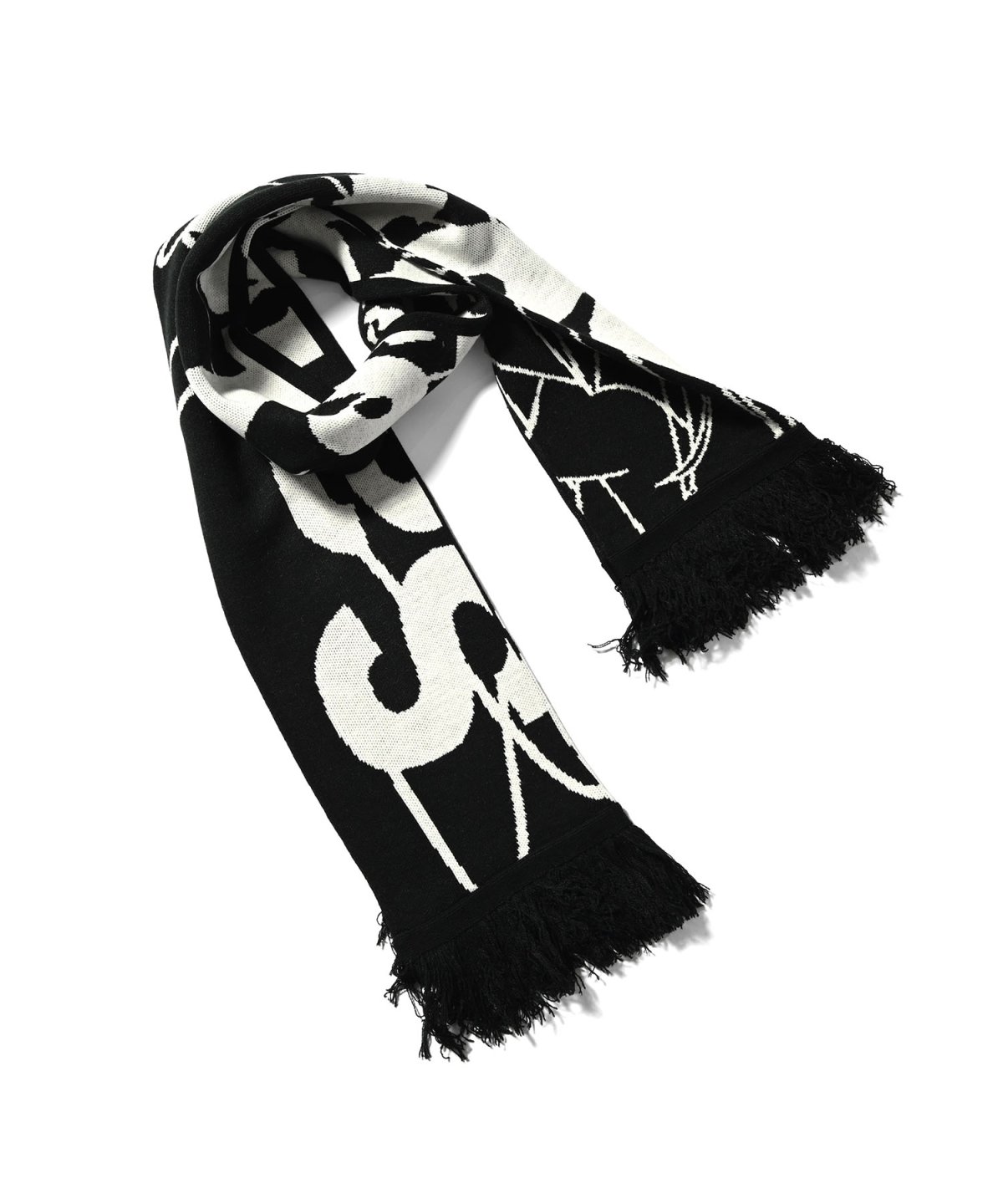 画像8: 【40%OFF】LFYT(ラファイエット) / LFYT x SauRas Being HOOLIGAN JACQUARD MUFFLER (8)