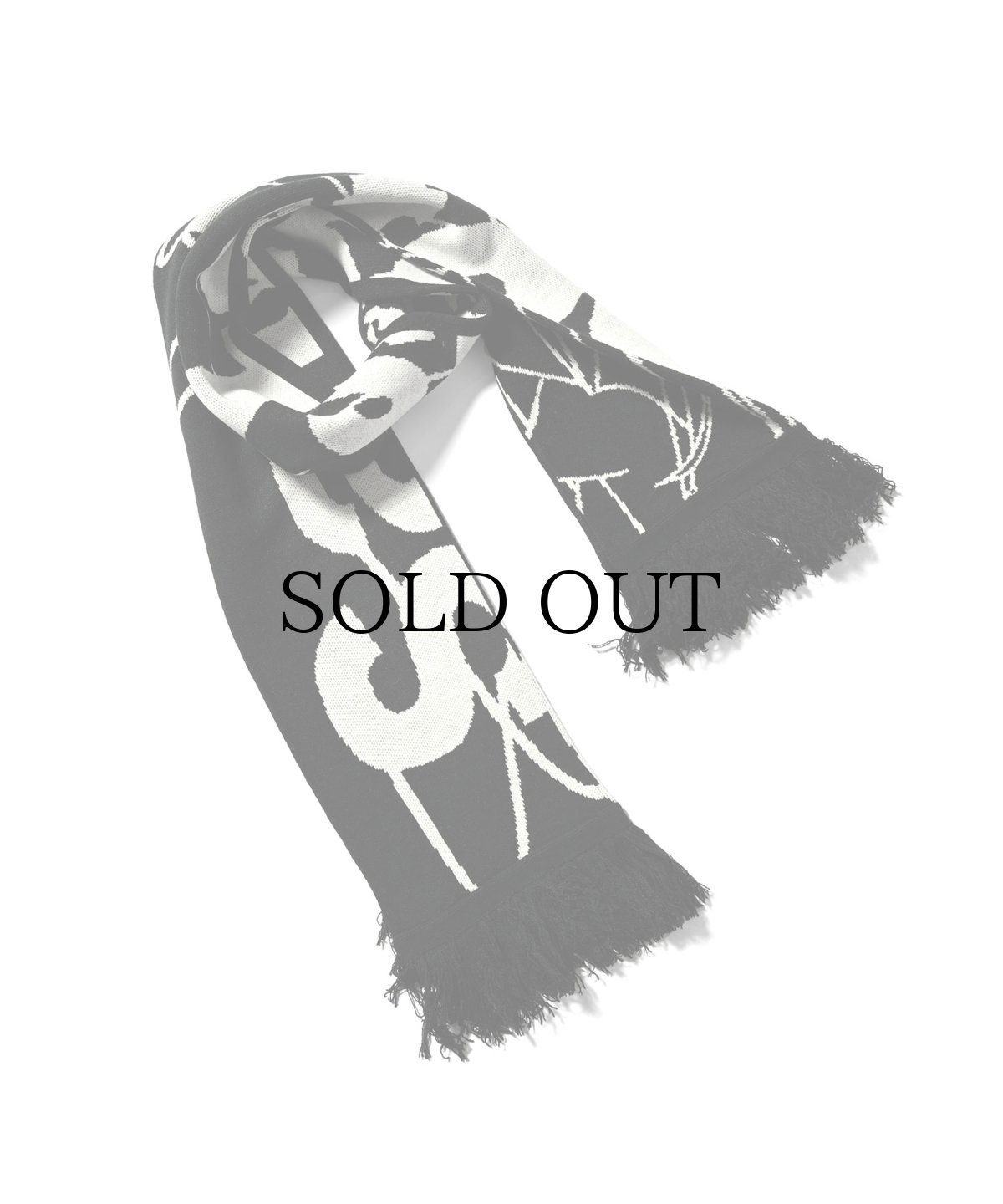 画像8: 【40%OFF】LFYT(ラファイエット) / LFYT x SauRas Being HOOLIGAN JACQUARD MUFFLER (8)