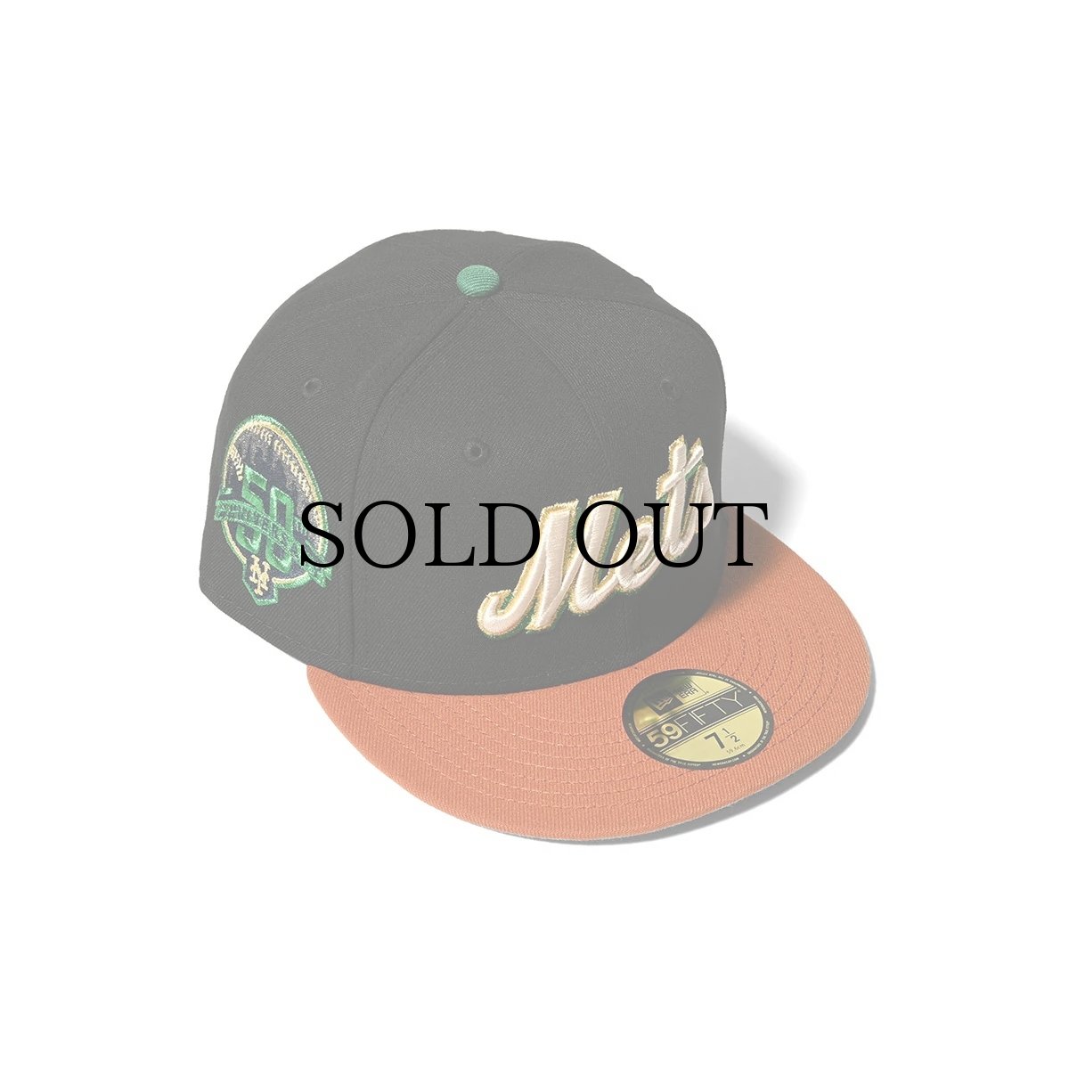 画像5: NEW ERA /  New York Mets - 59FIFTY CO 50TH ANV BLACK/RUST ORANGE (5)
