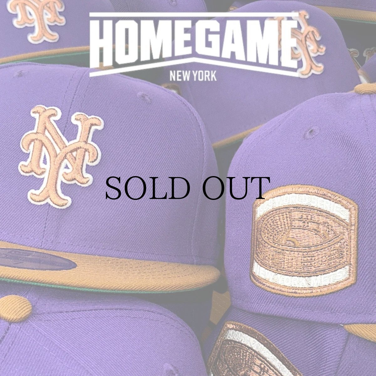 画像3: NEW ERA /59FIFTY New York Mets 1969 WORLD SERIES TRUE PURPLE/TOASTED PEANUT (3)