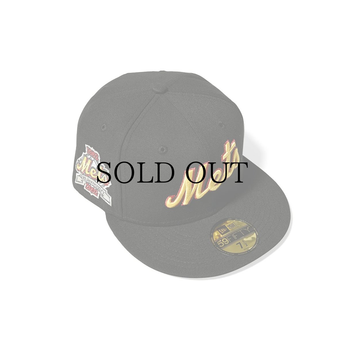 画像6: NEW ERA /  New York Mets - 59FIFTY CO 40TH ANV SCRIPT YELLOW LOGO/BLACK (6)