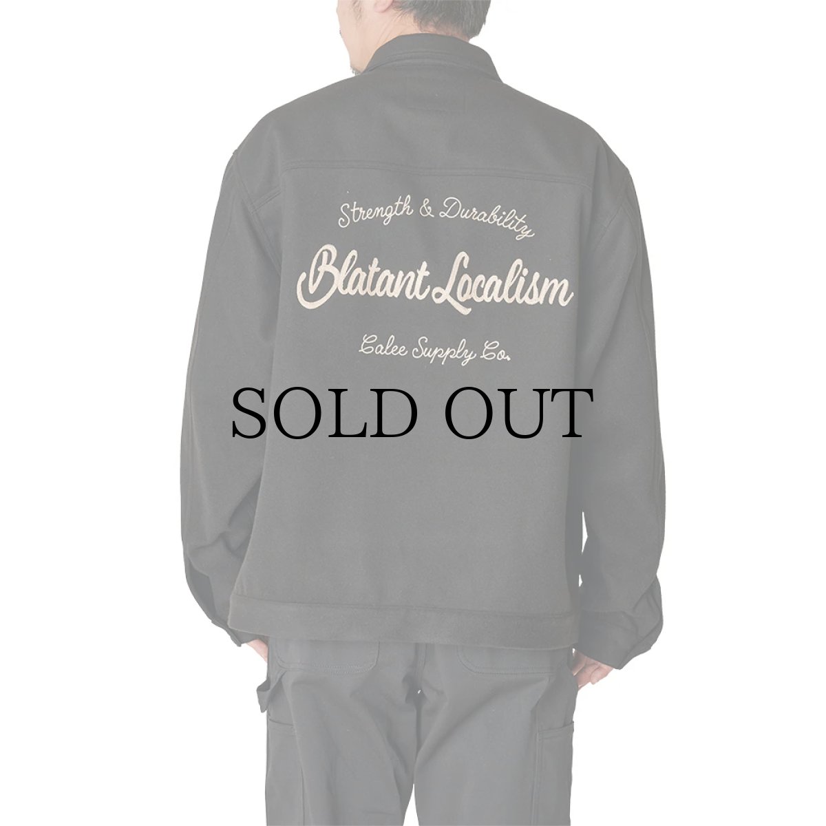 画像8: CALEE(キャリー) / PE MELTON SWINGTOP <BLATANT LOCALISM> (8)