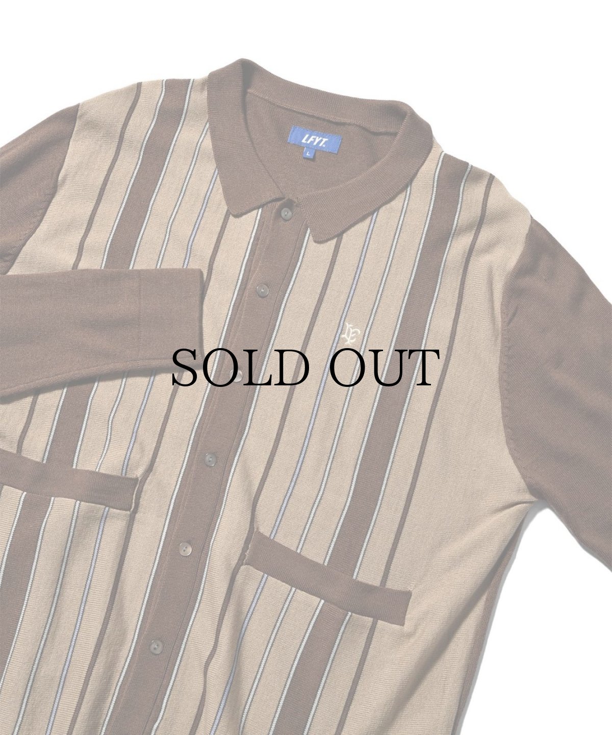 画像5: 【40%OFF】LFYT(ラファイエット) / STRIPED KNIT CARDIGAN (5)