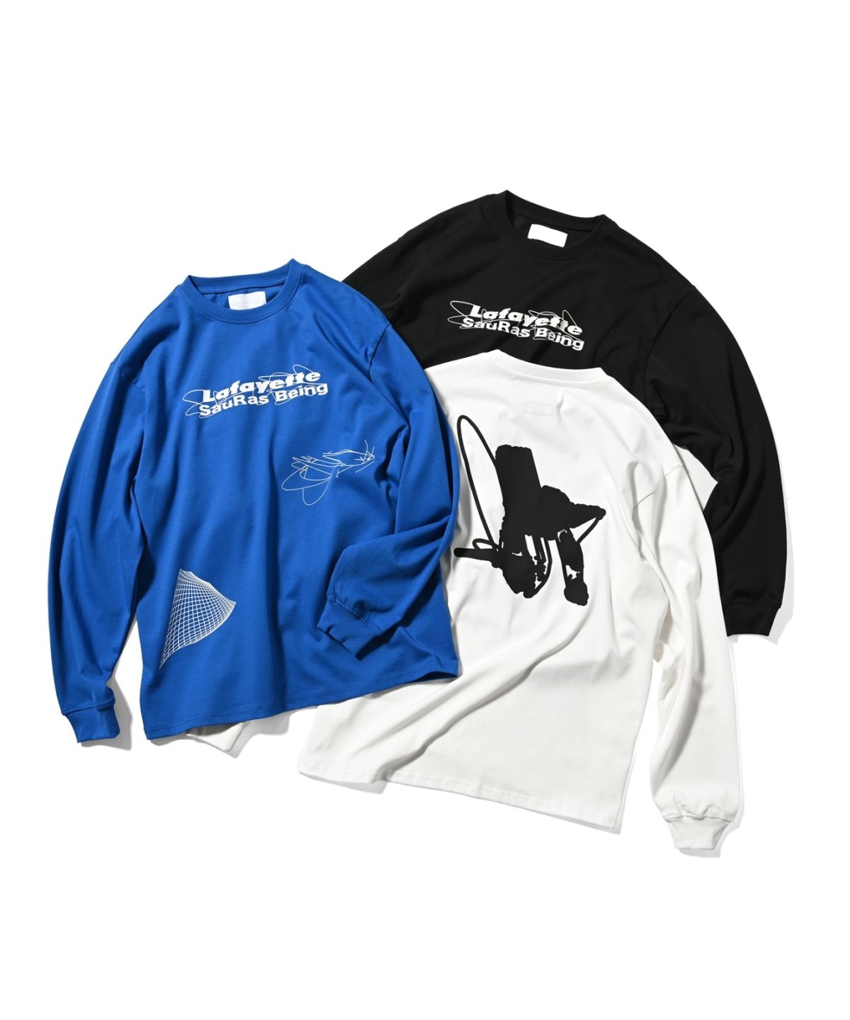 画像1: 【40%OFF】 LFYT(ラファイエット) / LFYT x SauRas Being LOGO L/S TEE (1)