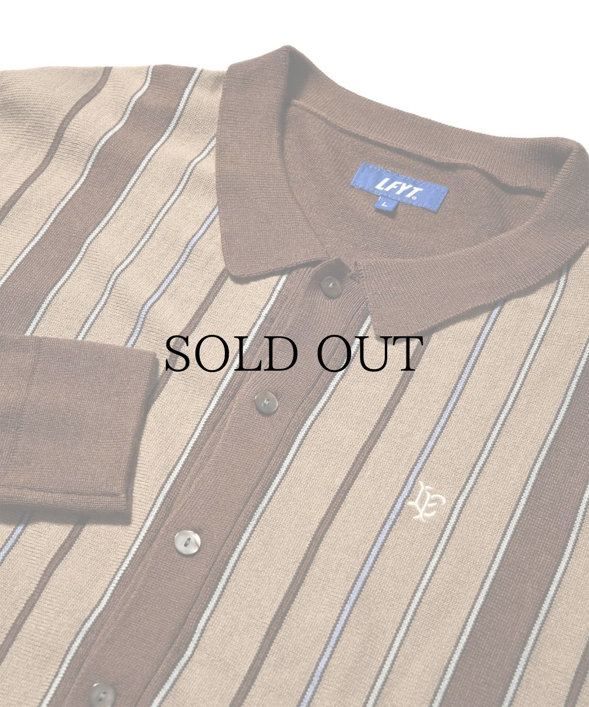 画像7: 【40%OFF】LFYT(ラファイエット) / STRIPED KNIT CARDIGAN (7)