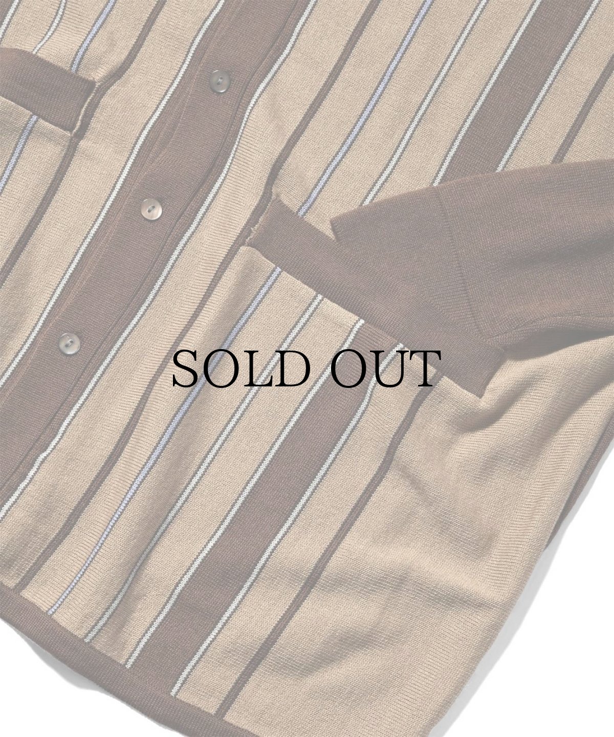 画像9: 【40%OFF】LFYT(ラファイエット) / STRIPED KNIT CARDIGAN (9)