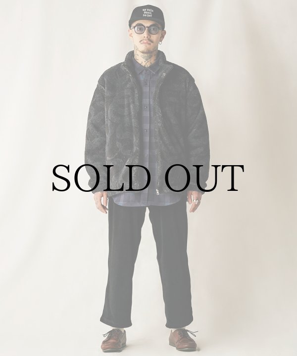 CALEE(キャリー) ジャケット NYLON RIP FLEECE TRACK TYPE JACKET