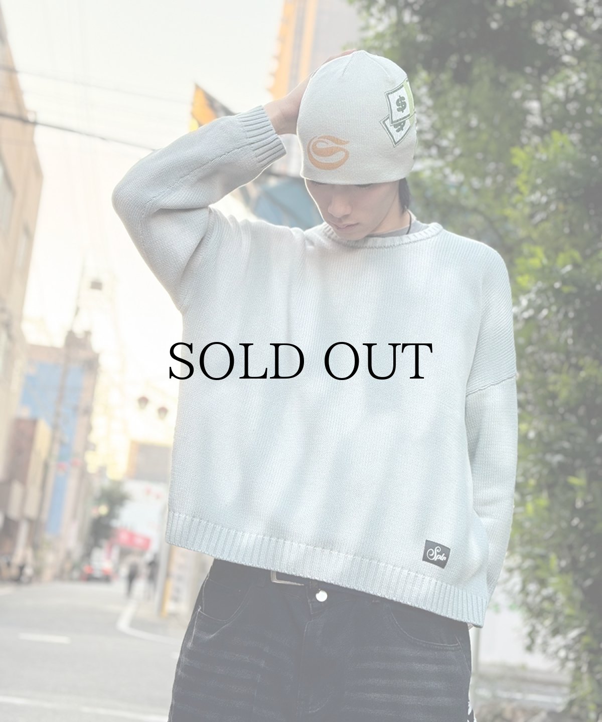 画像1: SPLR / Garment Dyed Crew Knit (1)