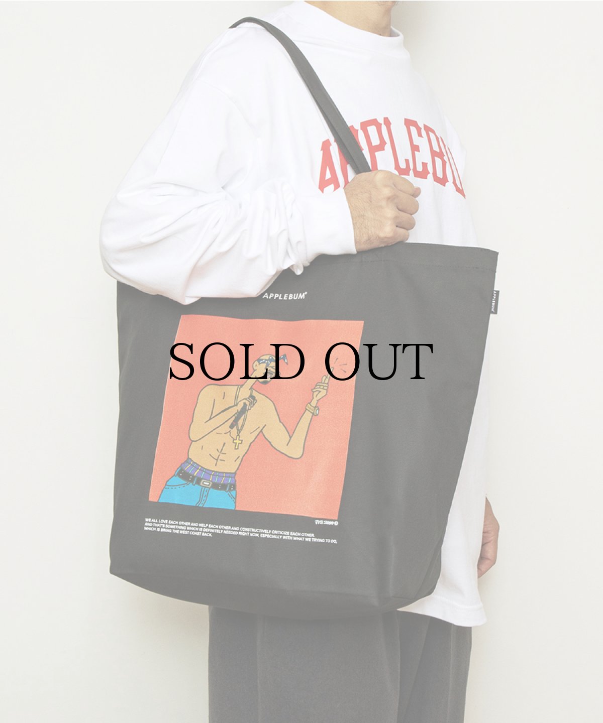 画像5: APPLEBUM(アップルバム) / "Thug Life" Totebag (5)