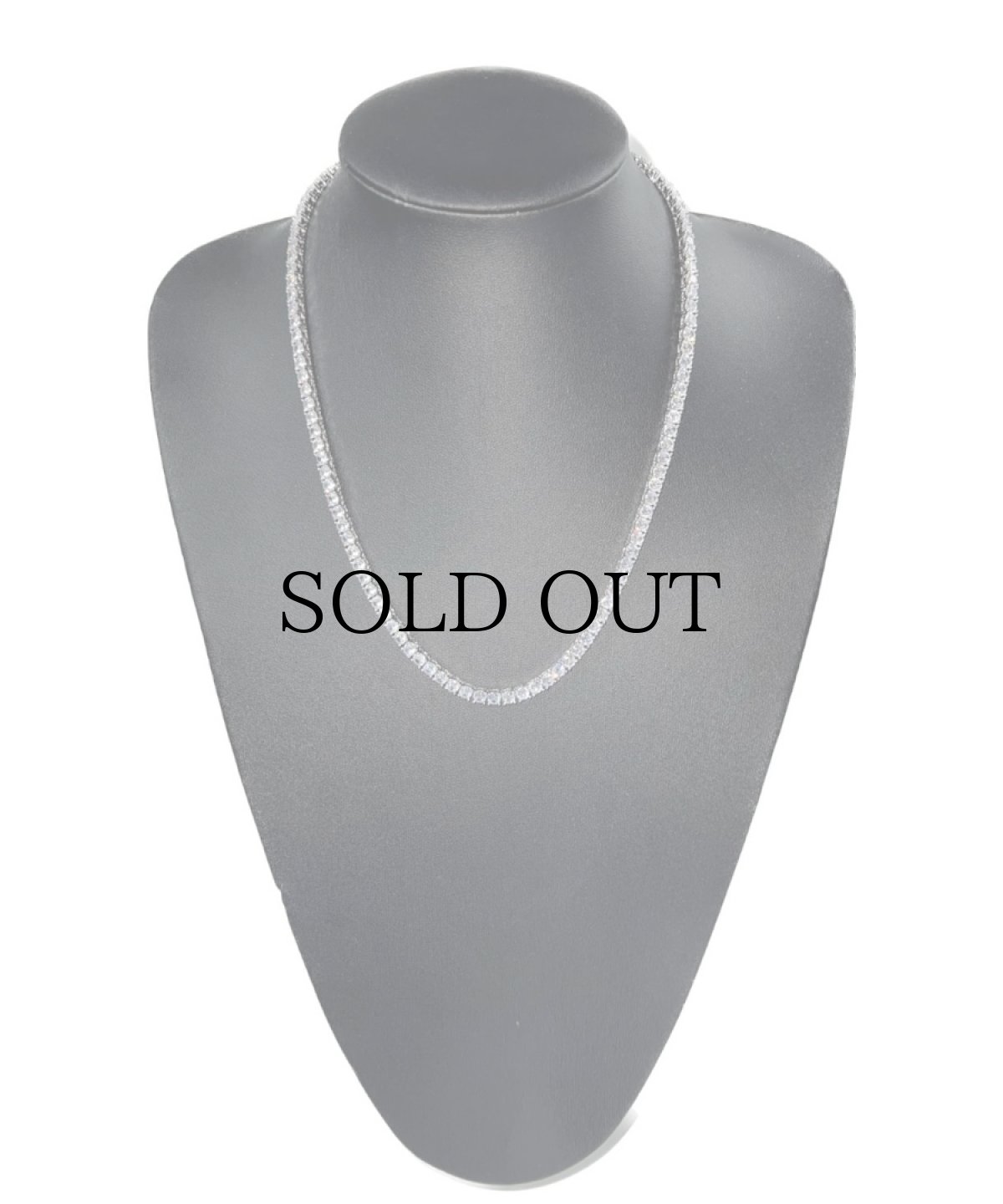 画像4: $ole only(ソールオンリー) / テニスチェーン ネックレス 4mm 22inch (4)