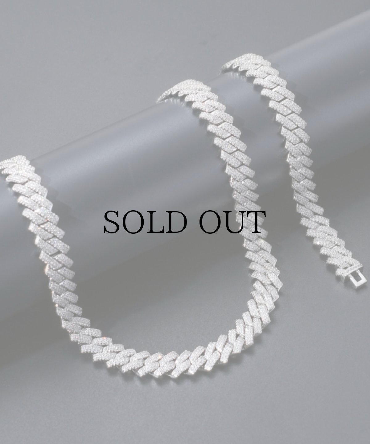 画像4: $ole only(ソールオンリー) / キューバチェーン ネックレス シルバー 14mm (4)