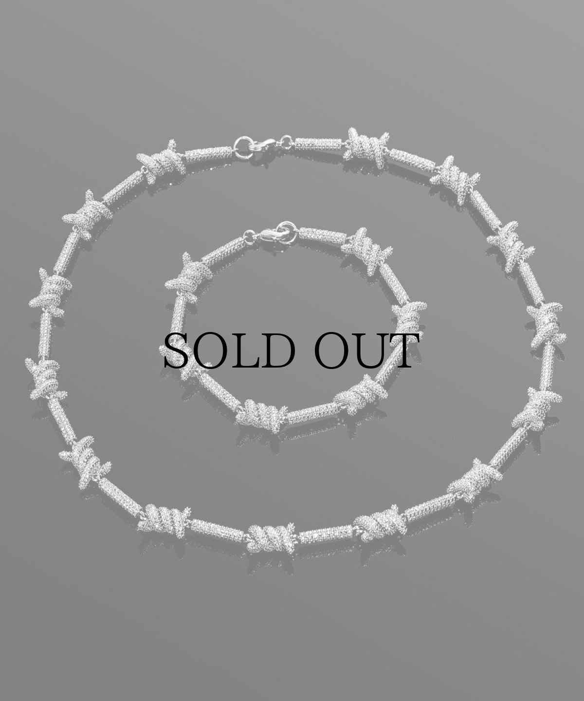 画像4: $ole only(ソールオンリー) / Barbed Wire Motif Necklace (4)