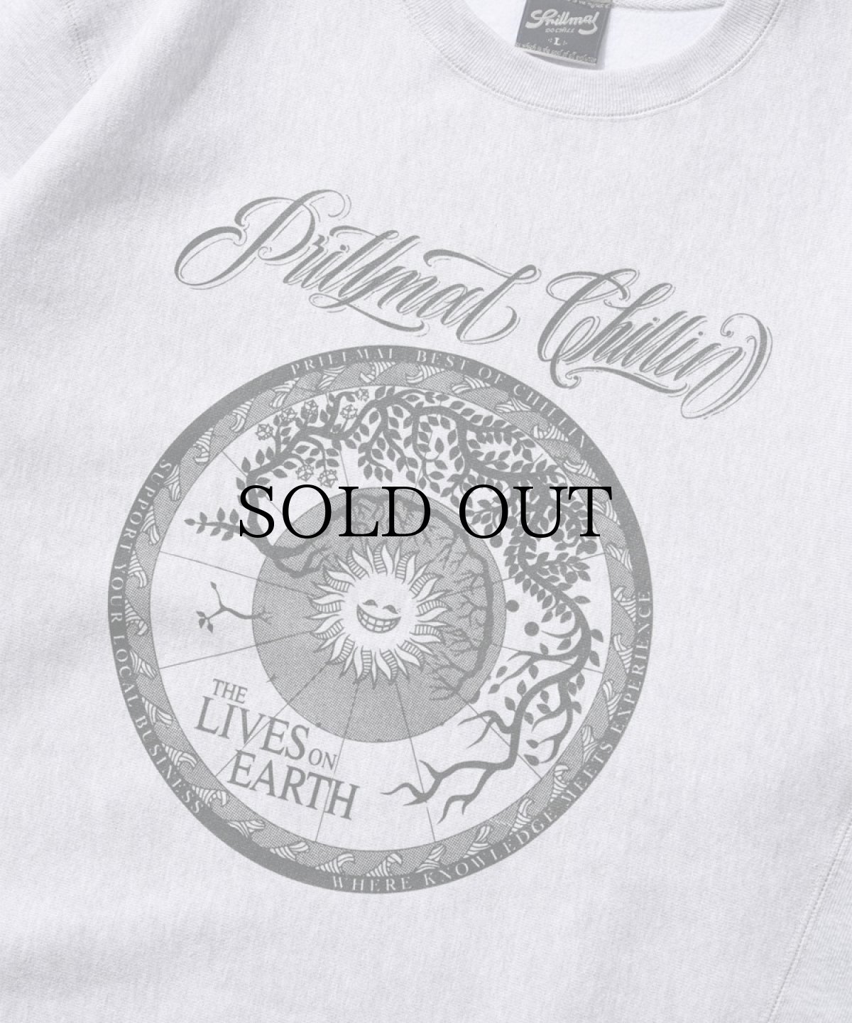 画像3: PRILLMAL(プリルマル) / LIVES ON EARTH !! CREW NECK SWEAT (3)