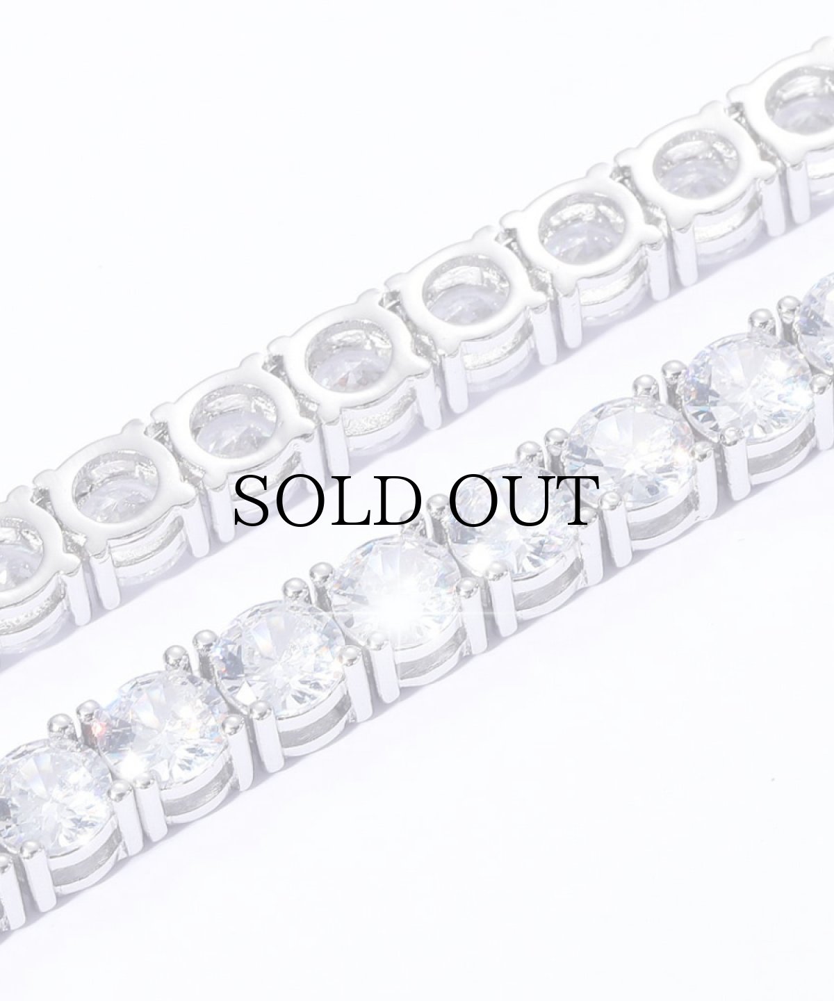 画像3: $ole only(ソールオンリー) / テニスチェーン ネックレス 4mm 22inch (3)