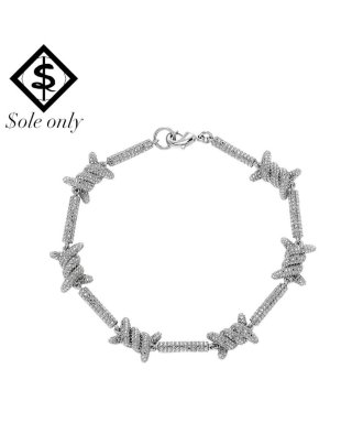 ole only(ソールオンリー)ブレスレット Cuban chain bracelet 14mm