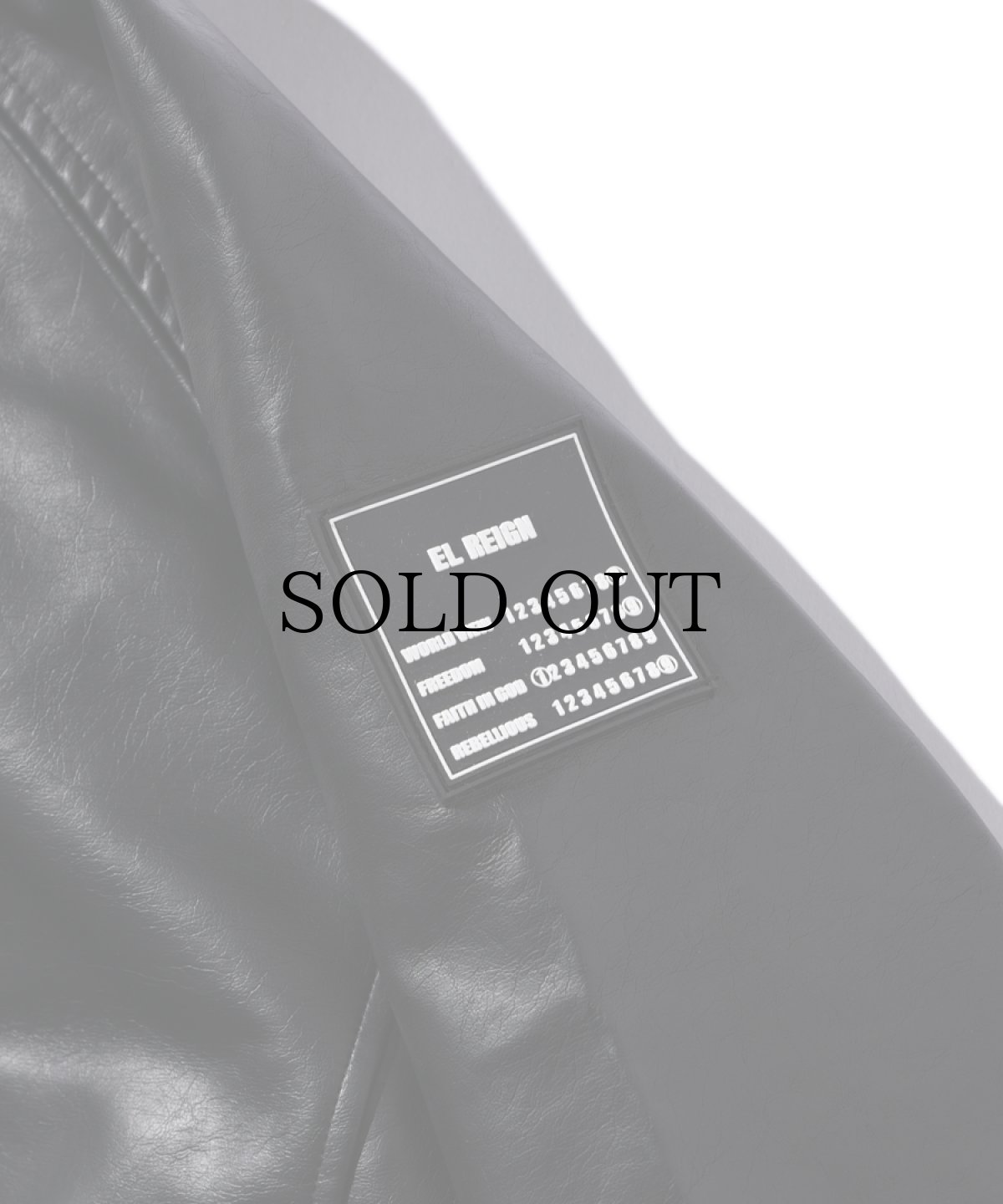 画像4: EL REIGN(エルレイン) / "FEAR" LEATHER  WINDHOOD JACKET (4)