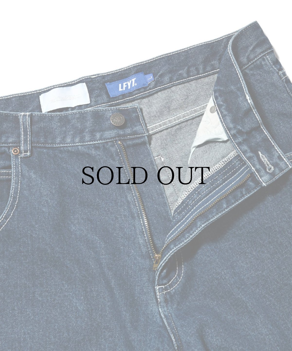 画像6: 【40%OFF】LFYT(ラファイエット) / LFYT x SauRas Being SUPER BAGGIE DENIM PANTS (6)