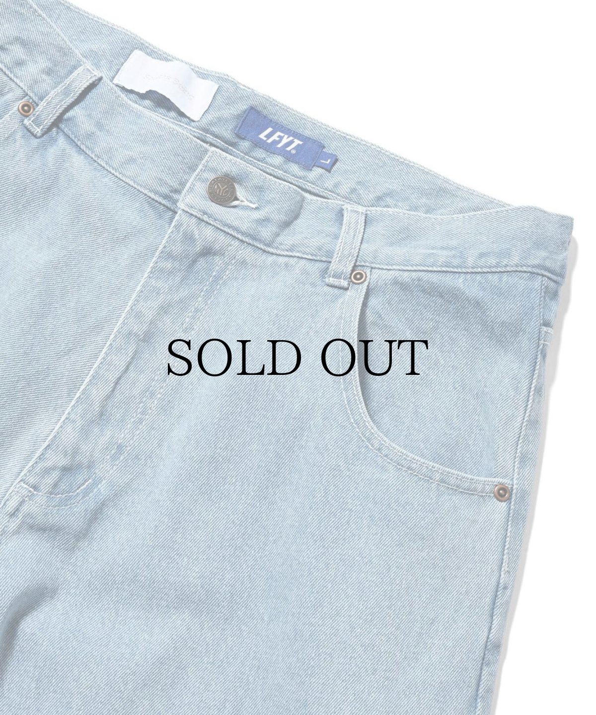 画像5: 【40%OFF】LFYT(ラファイエット) / LFYT x SauRas Being SUPER BAGGIE DENIM PANTS (5)