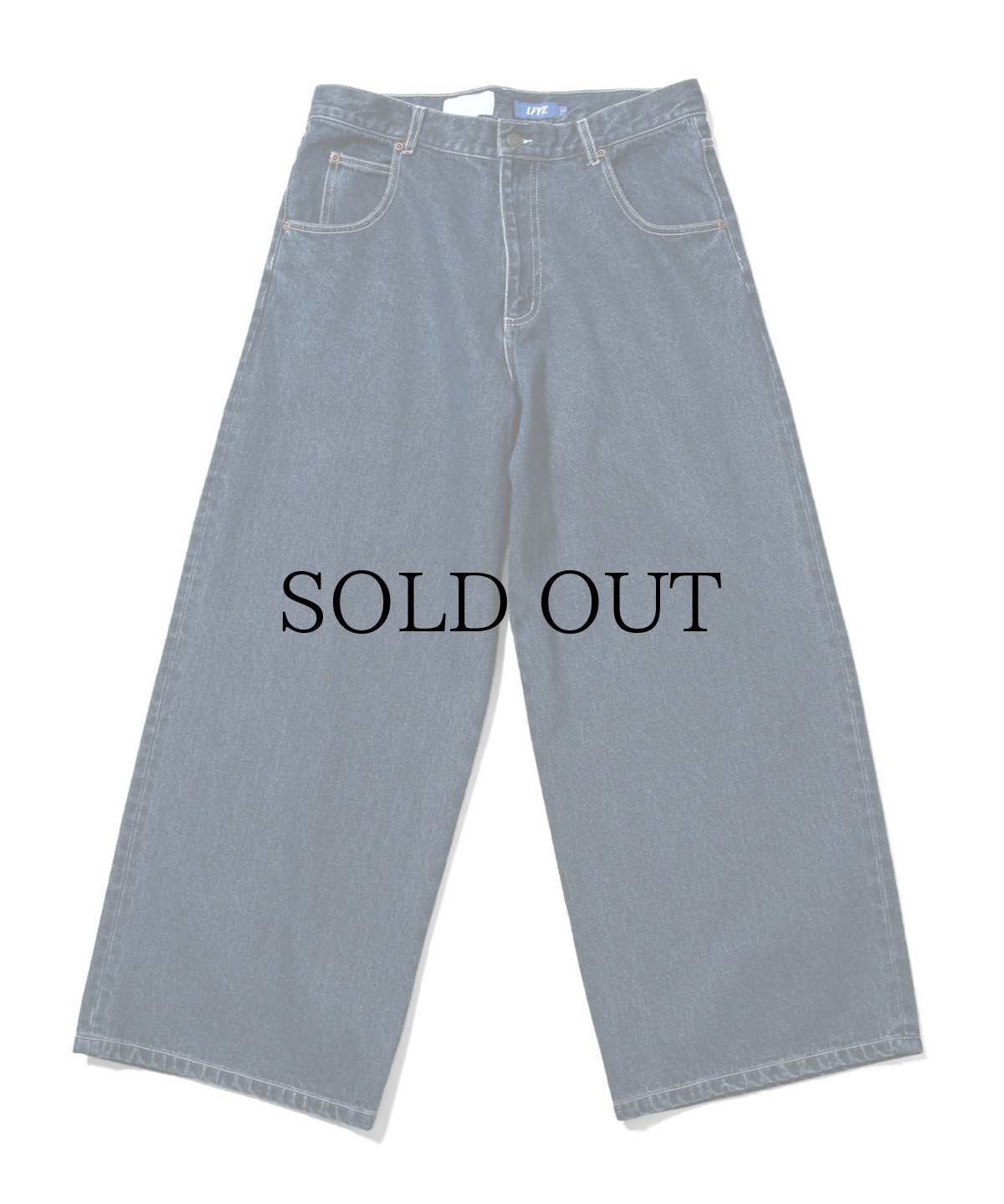 画像2: 【40%OFF】LFYT(ラファイエット) / LFYT x SauRas Being SUPER BAGGIE DENIM PANTS (2)