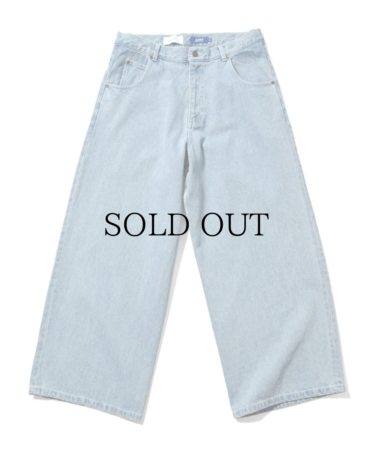 画像3: 【40%OFF】LFYT(ラファイエット) / LFYT x SauRas Being SUPER BAGGIE DENIM PANTS (3)
