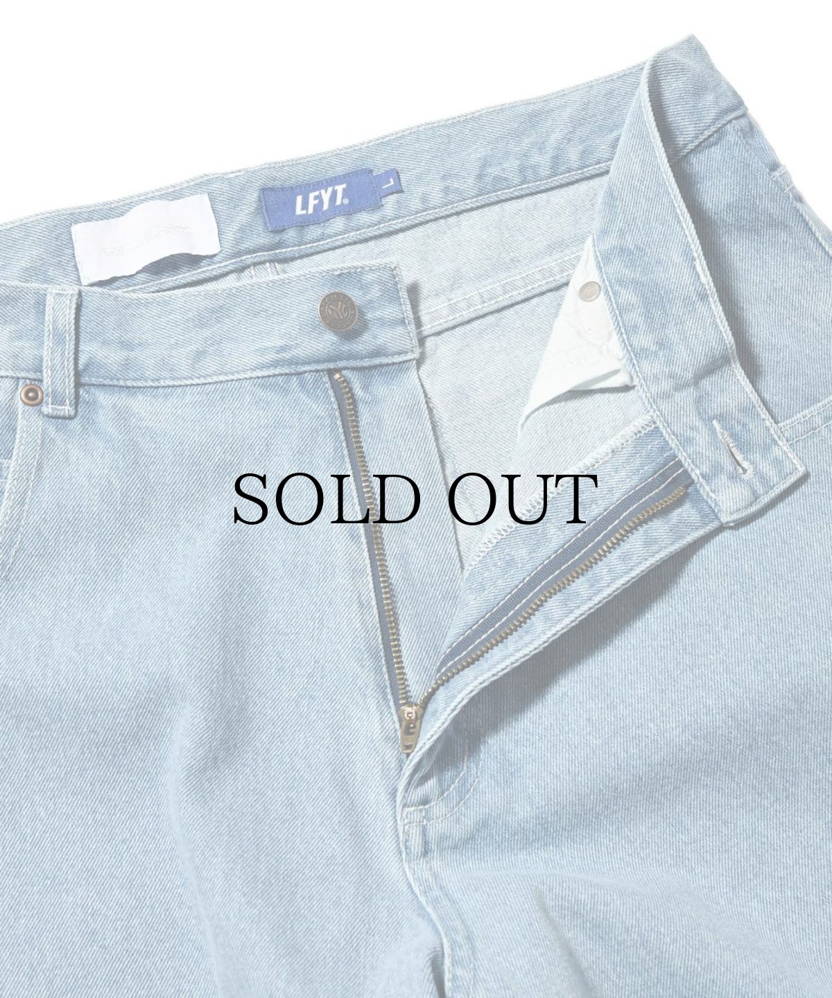 画像7: 【40%OFF】LFYT(ラファイエット) / LFYT x SauRas Being SUPER BAGGIE DENIM PANTS (7)