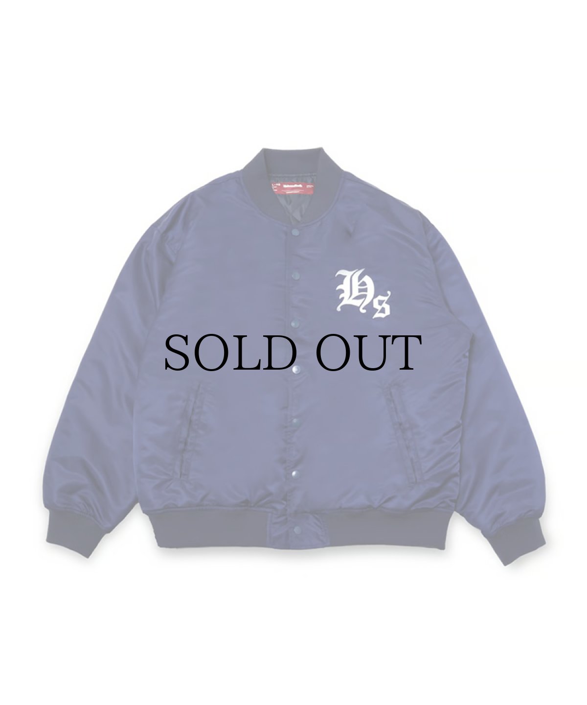 画像3: HIDEANDSEEK(ハイドアンドシーク) / Nylon Varsity Jacket(24aw) (3)