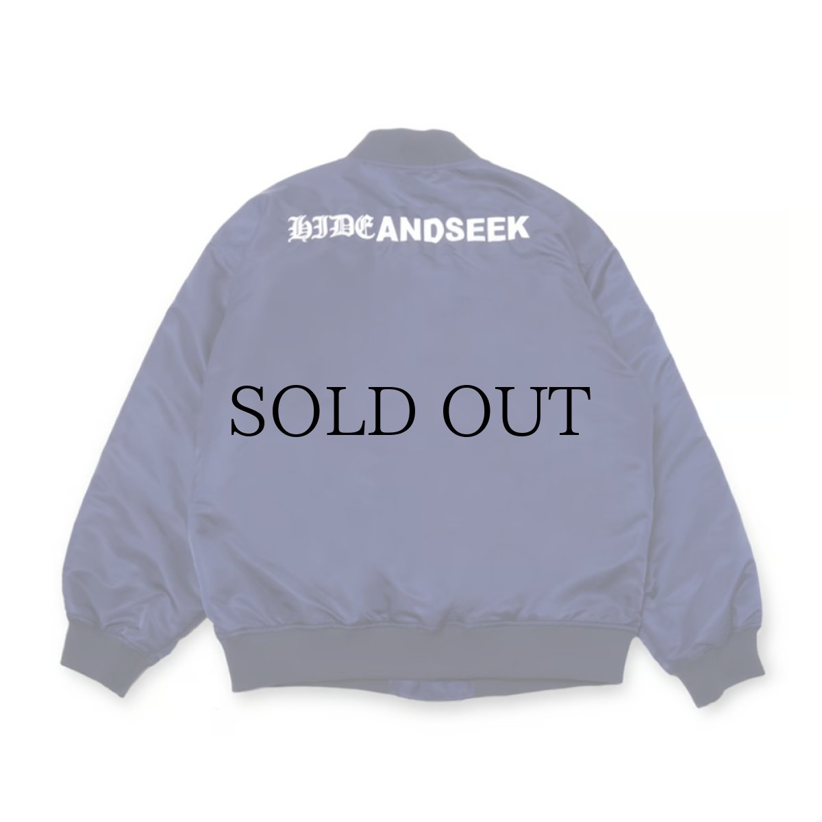 画像4: HIDEANDSEEK(ハイドアンドシーク) / Nylon Varsity Jacket(24aw) (4)