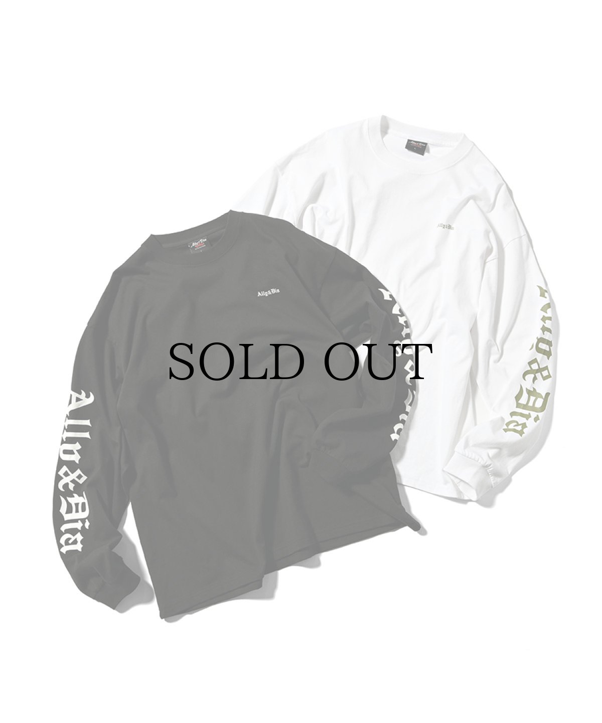 画像1: ALLY&DIA / OE LOGO EASY L/S Tee (1)