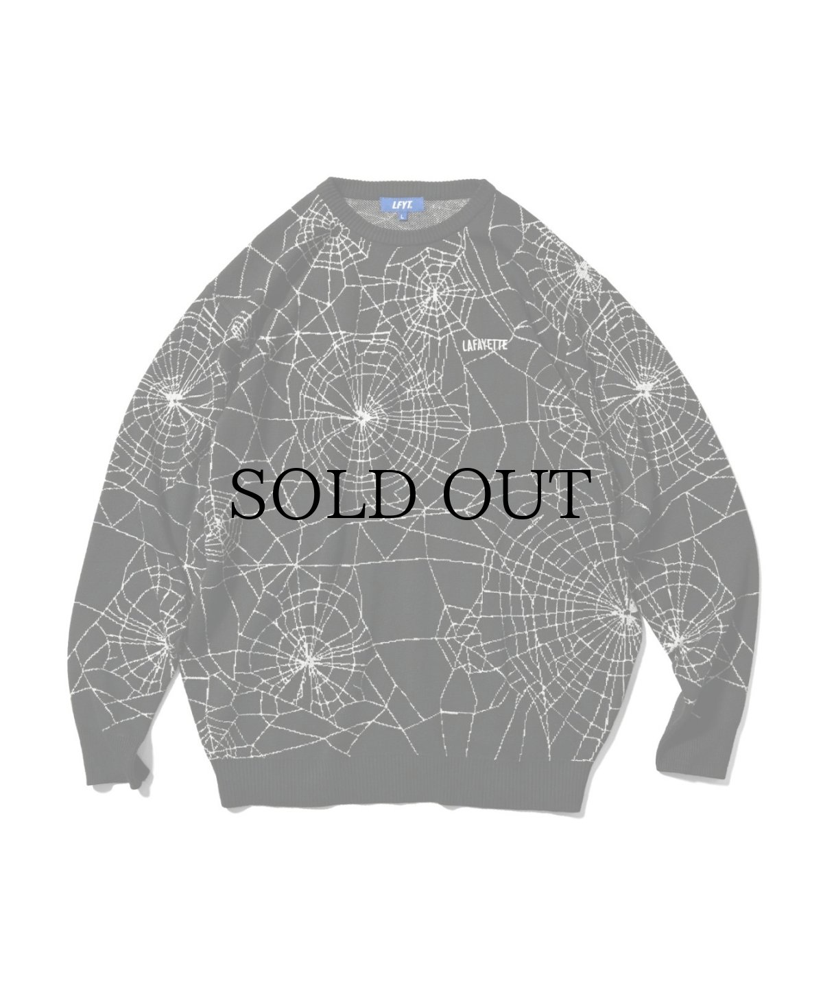 画像3: 【40%OFF】LFYT(ラファイエット) / SPIDERWEB SWEATER (3)