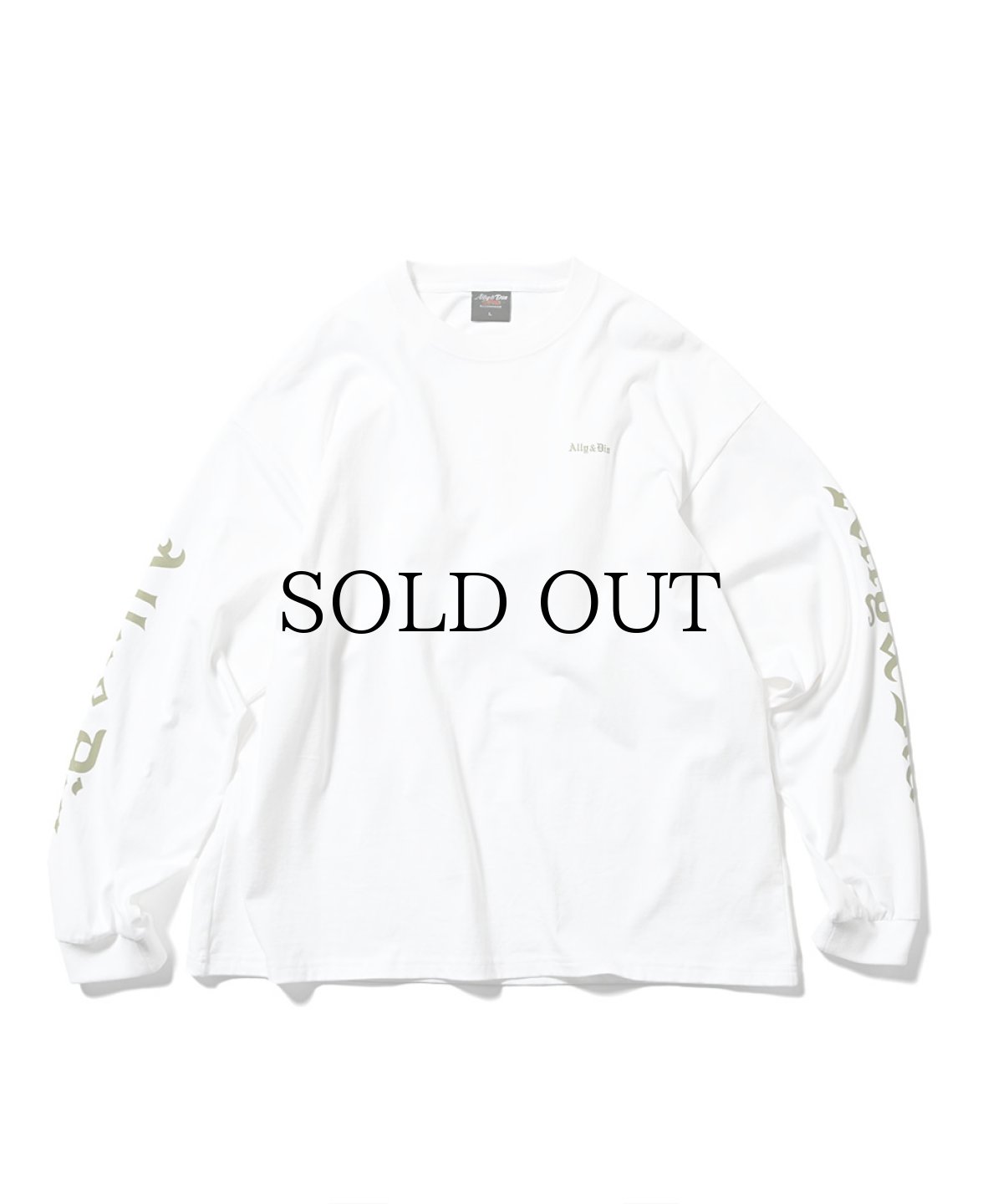 画像3: ALLY&DIA / OE LOGO EASY L/S Tee (3)
