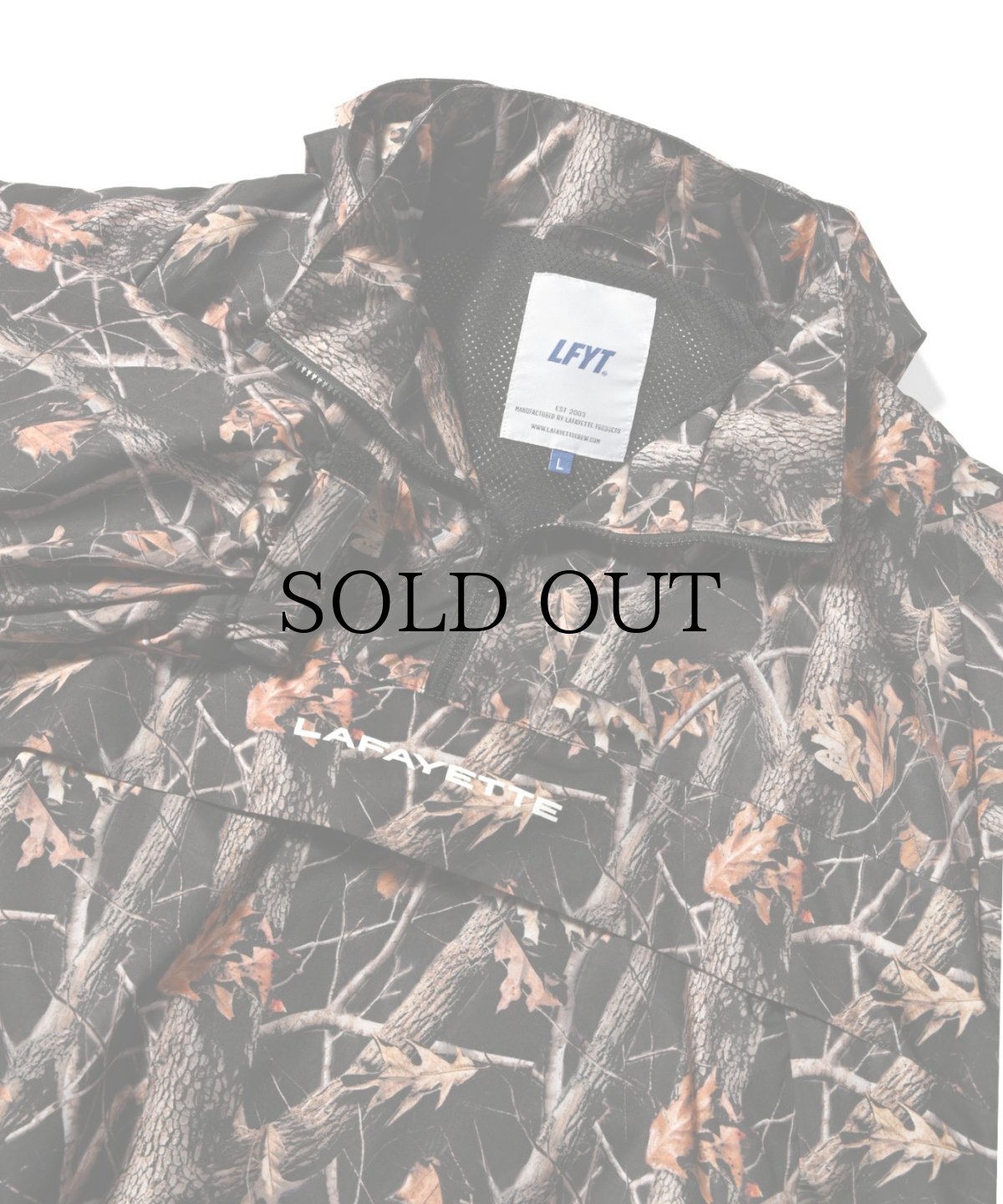 画像8: 【30%OFF】LFYT(ラファイエット) / NIGHT ARMY ANORAK TRACK JACKET (8)