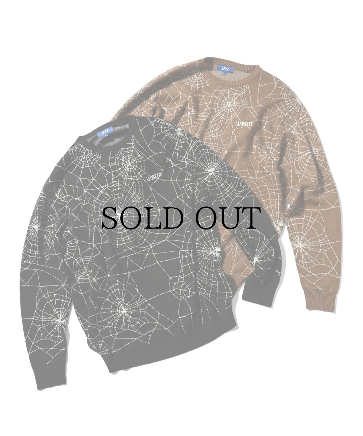 画像2: 【40%OFF】LFYT(ラファイエット) / SPIDERWEB SWEATER (2)