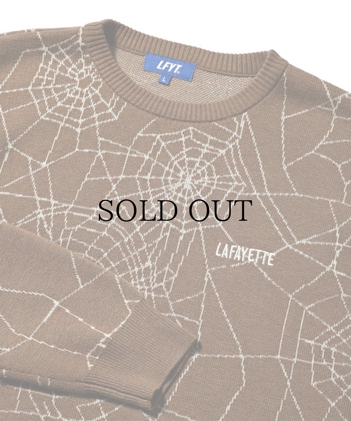 画像6: 【40%OFF】LFYT(ラファイエット) / SPIDERWEB SWEATER (6)
