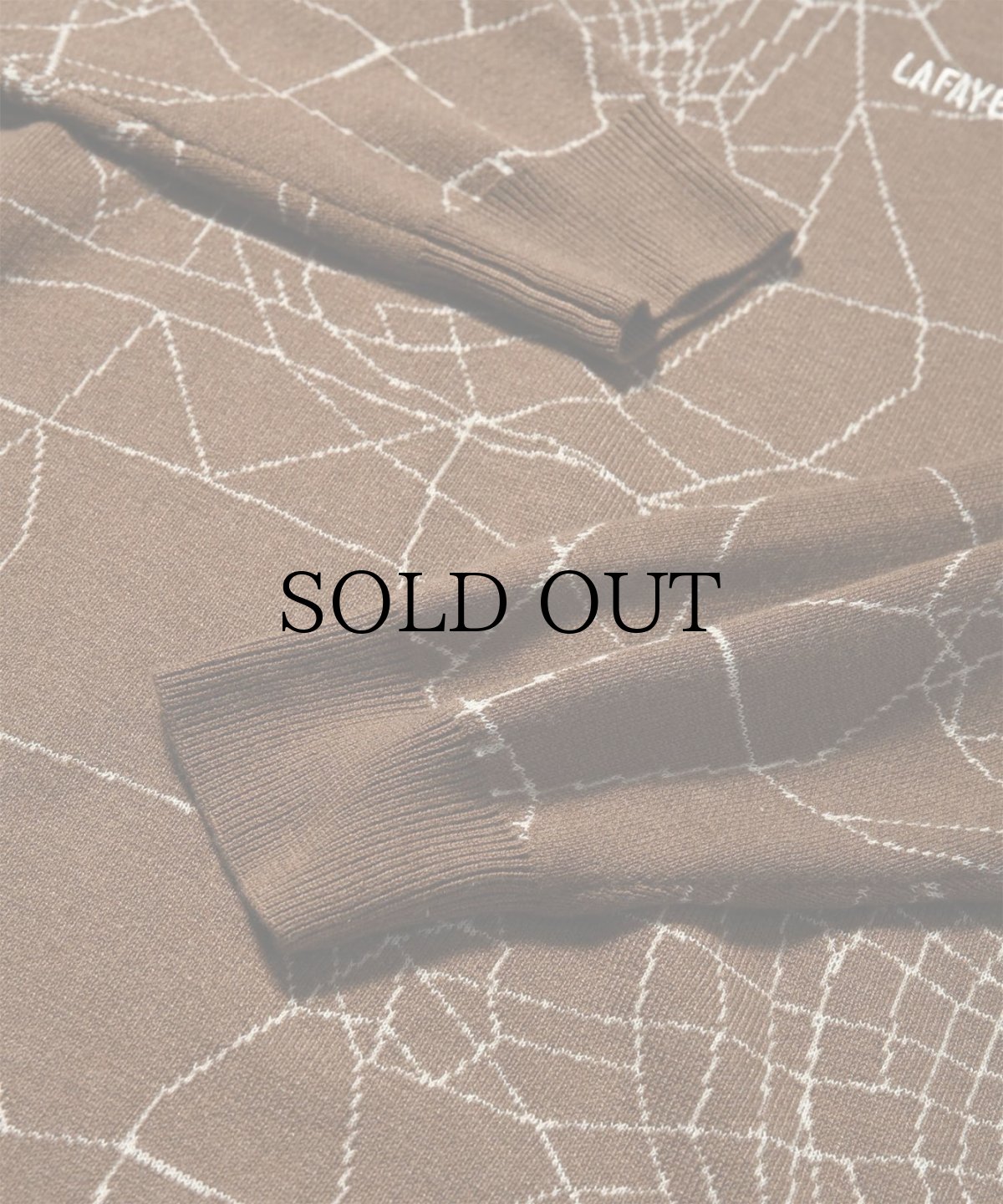 画像8: 【40%OFF】LFYT(ラファイエット) / SPIDERWEB SWEATER (8)