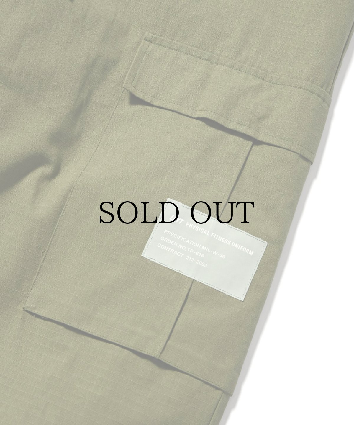 画像13: 【30%OFF】LFYT(ラファイエット) / RIPSTOP WIDE CARGO PANTS (13)