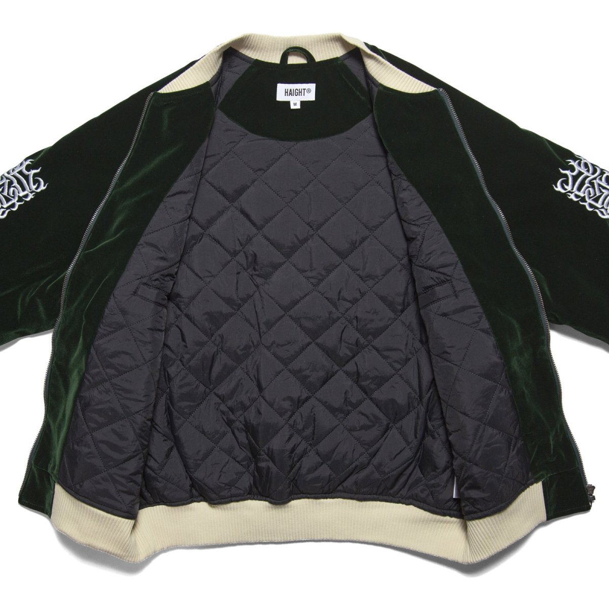 画像16: HAIGHT / [CASPER] FLAMES LOGO VELOUR JACKET (16)