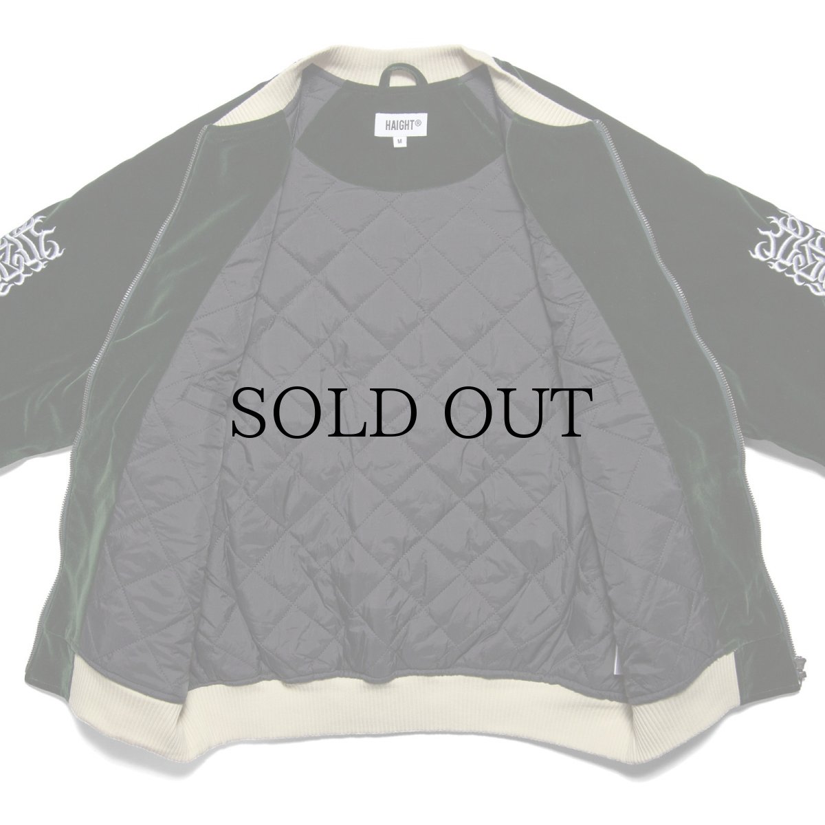 画像16: HAIGHT / [CASPER] FLAMES LOGO VELOUR JACKET (16)