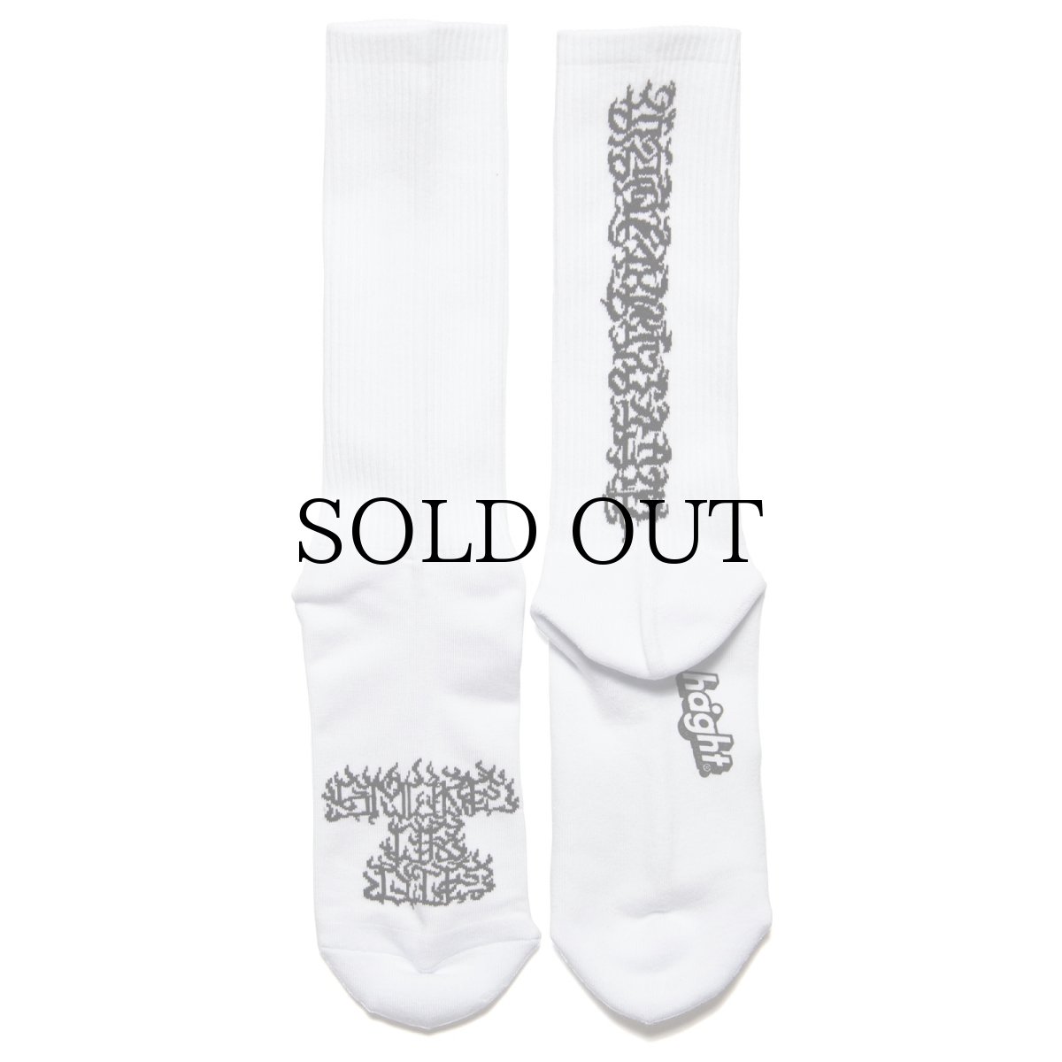 画像11: HAIGHT / [CASPER] FLAMES LOGO SOCKS (11)