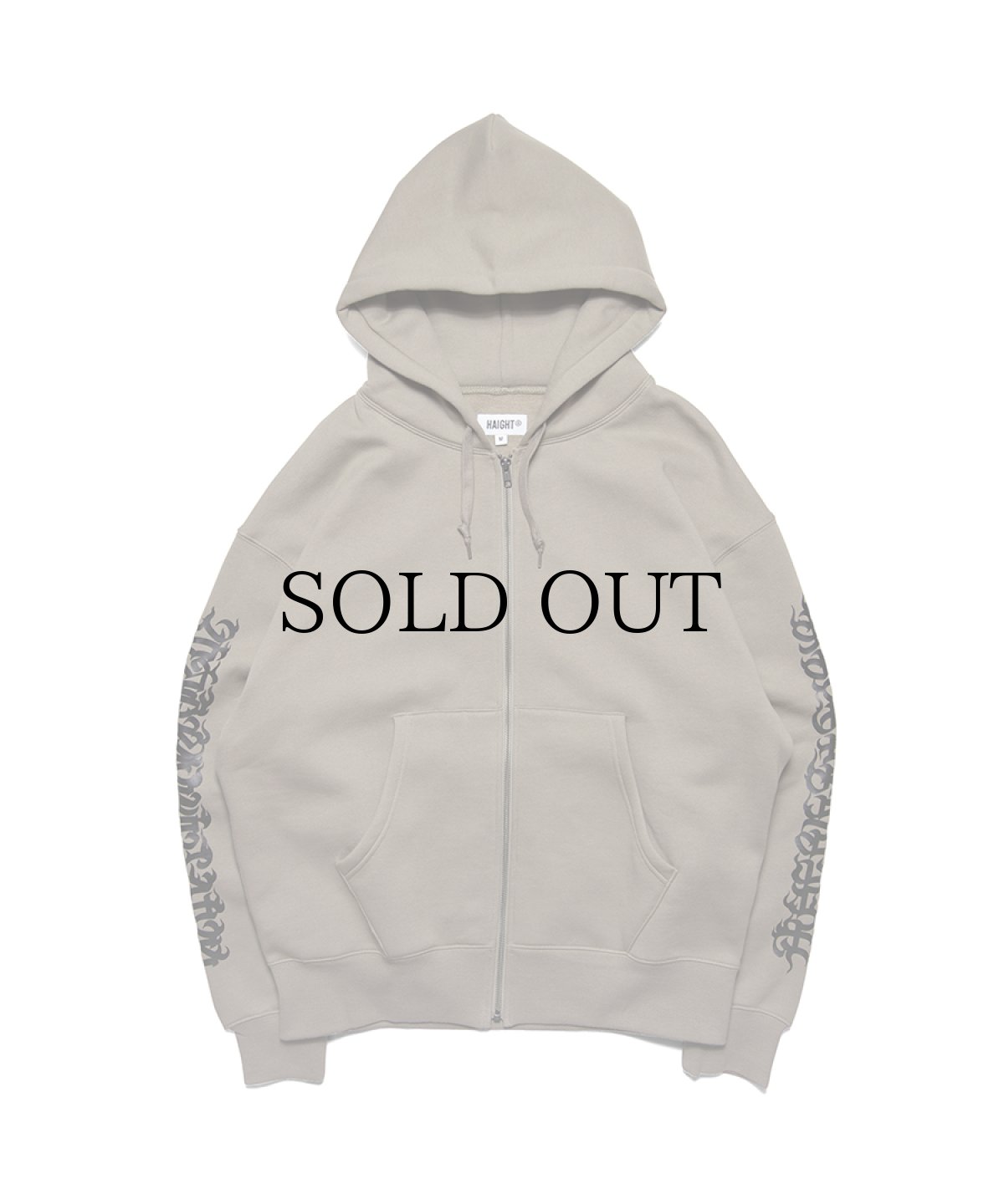 画像4: HAIGHT / [CASPER] FLAMES LOGO ZIP HOODIE (4)