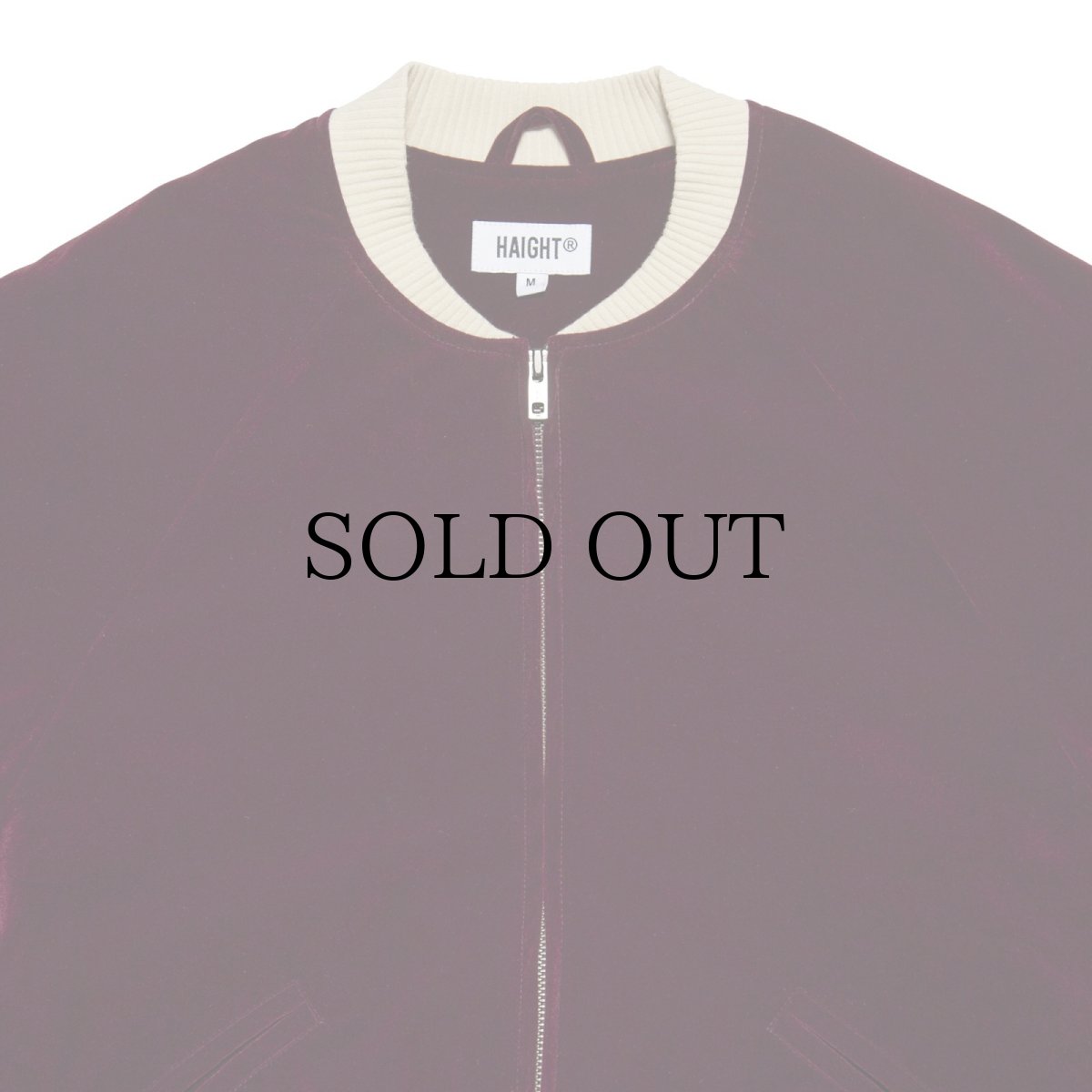 画像11: HAIGHT / [CASPER] FLAMES LOGO VELOUR JACKET (11)