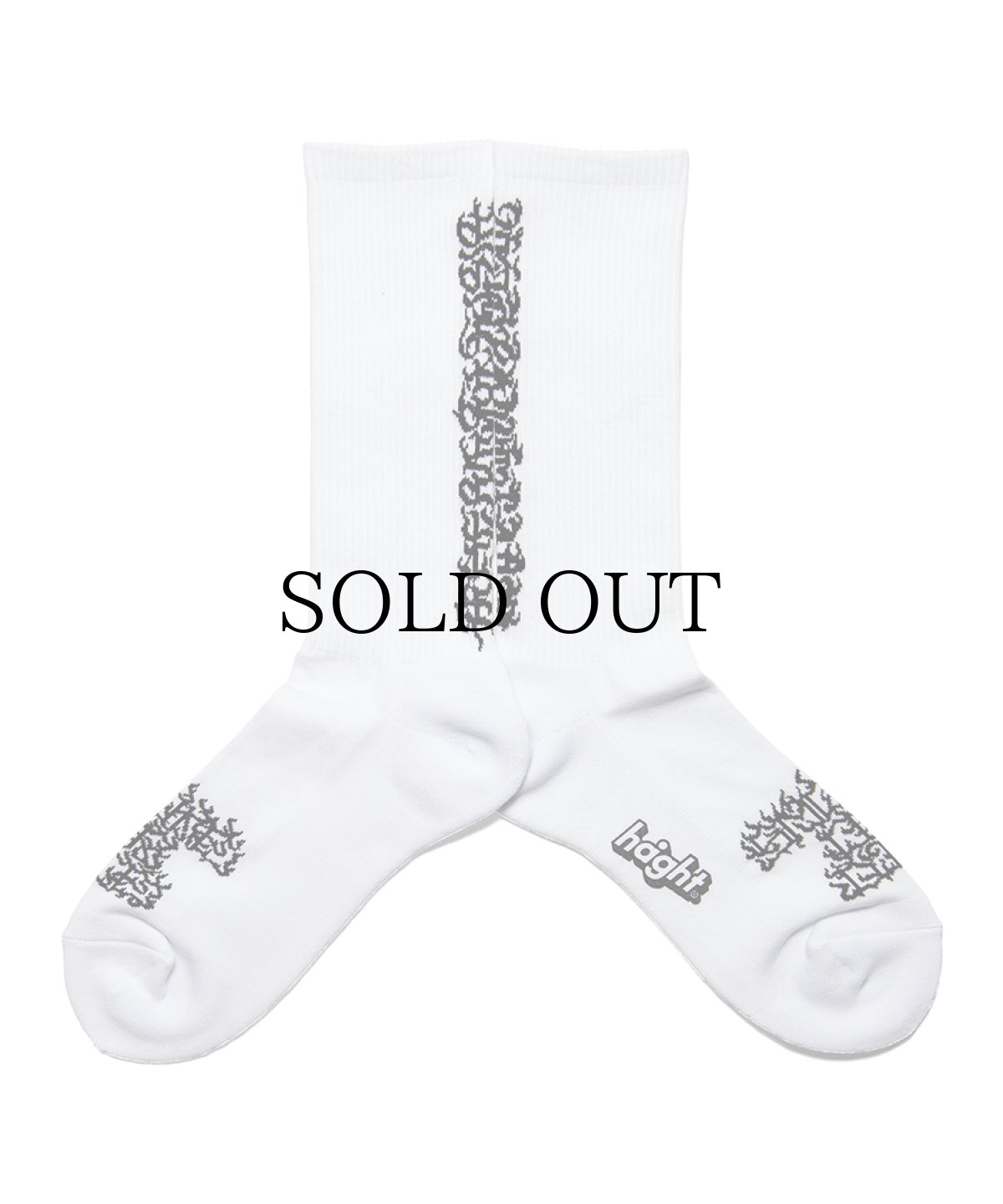 画像2: HAIGHT / [CASPER] FLAMES LOGO SOCKS (2)