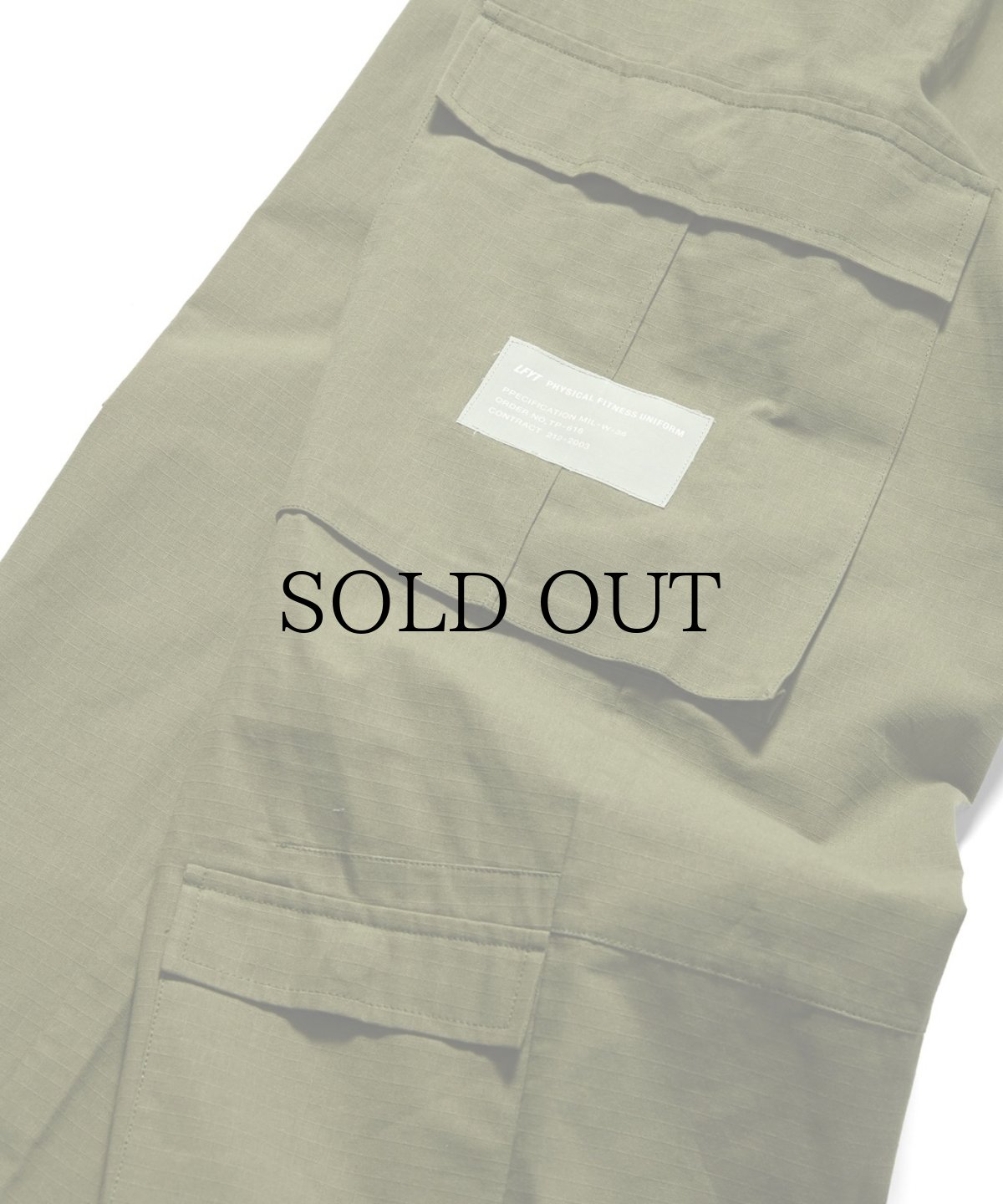 画像12: 【30%OFF】LFYT(ラファイエット) / RIPSTOP WIDE CARGO PANTS (12)