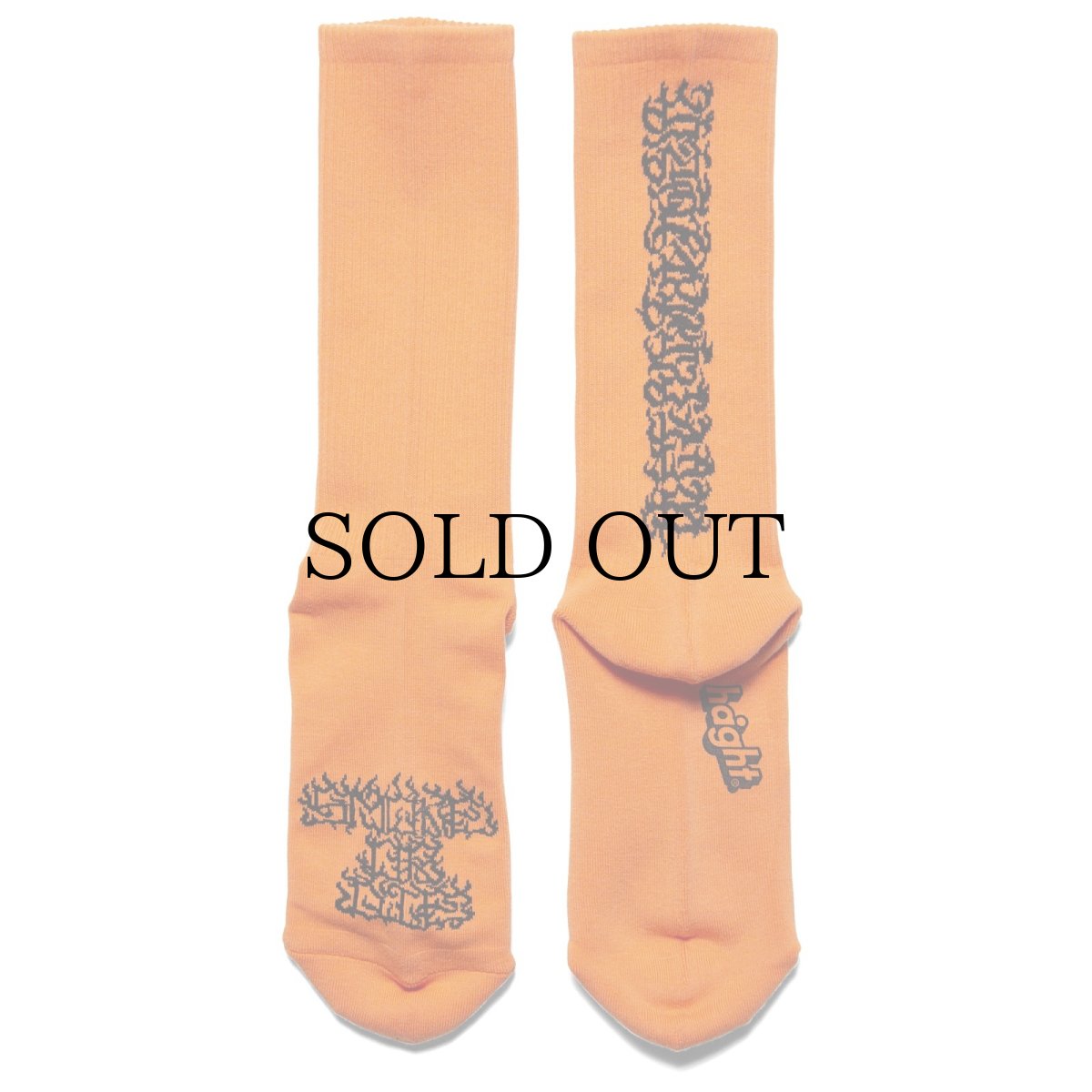 画像13: HAIGHT / [CASPER] FLAMES LOGO SOCKS (13)
