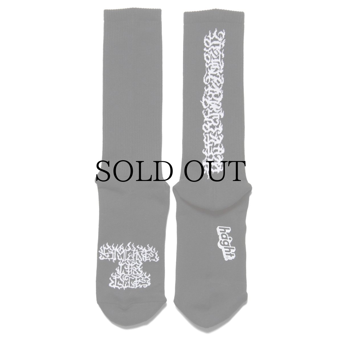 画像12: HAIGHT / [CASPER] FLAMES LOGO SOCKS (12)